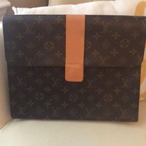 Vintage authentic Louis Vuitton envelope clutch